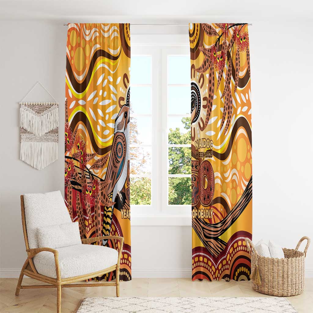 Kookaburra Australia NAIDOC Week 2026 Window Curtain 50 Years Deadly Indigenous Art