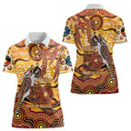 Kookaburra Australia NAIDOC Week 2026 Women Polo Shirt 50 Years Deadly Indigenous Art