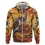 Kookaburra Australia NAIDOC Week 2026 Zip Hoodie 50 Years Deadly Indigenous Art