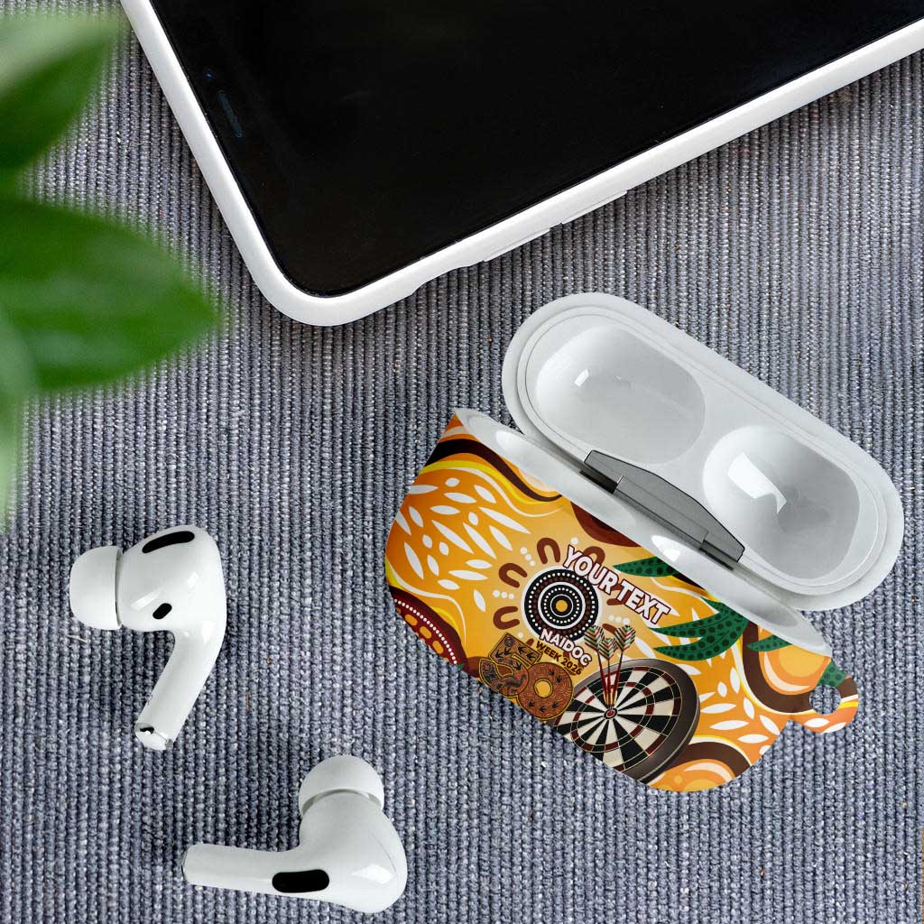 Darts Australia NAIDOC Week 2026 Personalised AirPods Case 50 Years Deadly Eucalyptus Indigenous Art