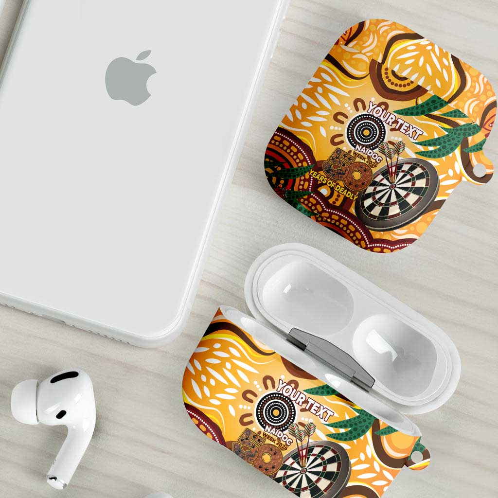 Darts Australia NAIDOC Week 2026 Personalised AirPods Case 50 Years Deadly Eucalyptus Indigenous Art