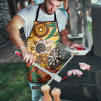 Darts Australia NAIDOC Week 2026 Personalised Apron 50 Years Deadly Eucalyptus Indigenous Art
