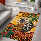 Darts Australia NAIDOC Week 2026 Personalised Area Rug 50 Years Deadly Eucalyptus Indigenous Art