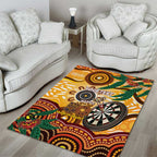 Darts Australia NAIDOC Week 2026 Personalised Area Rug 50 Years Deadly Eucalyptus Indigenous Art