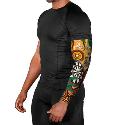 Darts Australia NAIDOC Week 2026 Personalised Arm Sleeves 50 Years Deadly Eucalyptus Indigenous Art