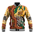 Darts Australia NAIDOC Week 2026 Personalised Baseball Jacket 50 Years Deadly Eucalyptus Indigenous Art
