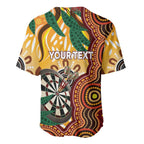 Darts Australia NAIDOC Week 2026 Personalised Baseball Jersey 50 Years Deadly Eucalyptus Indigenous Art