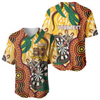 Darts Australia NAIDOC Week 2026 Personalised Baseball Jersey 50 Years Deadly Eucalyptus Indigenous Art