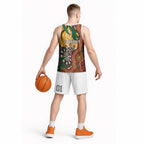 Darts Australia NAIDOC Week 2026 Personalised Basketball Jersey 50 Years Deadly Eucalyptus Indigenous Art