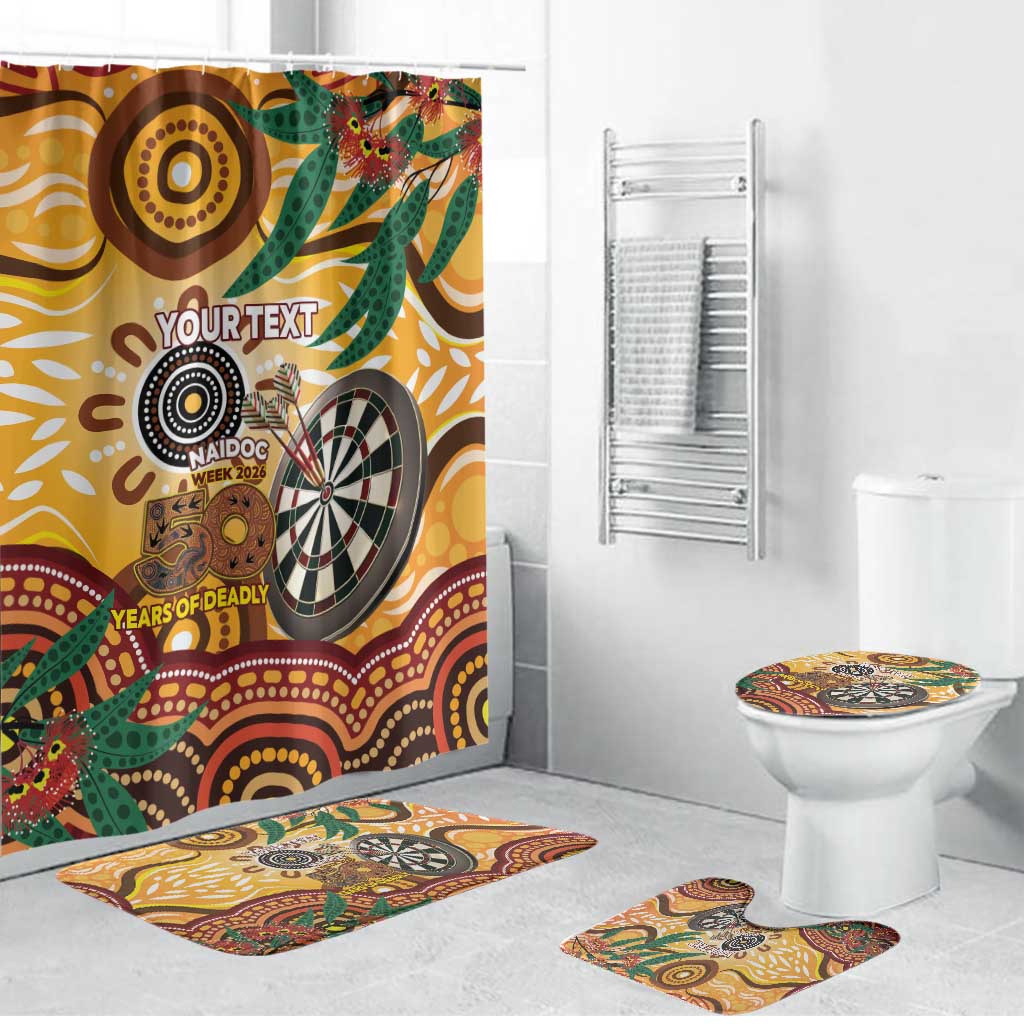 Darts Australia NAIDOC Week 2026 Personalised Bathroom Set 50 Years Deadly Eucalyptus Indigenous Art