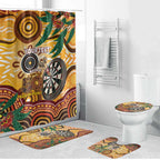 Darts Australia NAIDOC Week 2026 Personalised Bathroom Set 50 Years Deadly Eucalyptus Indigenous Art