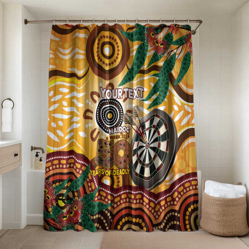 Darts Australia NAIDOC Week 2026 Personalised Bathroom Set 50 Years Deadly Eucalyptus Indigenous Art