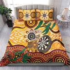 Darts Australia NAIDOC Week 2026 Personalised Bedding Set 50 Years Deadly Eucalyptus Indigenous Art