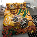 Darts Australia NAIDOC Week 2026 Personalised Bedding Set 50 Years Deadly Eucalyptus Indigenous Art