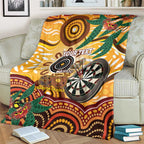 Darts Australia NAIDOC Week 2026 Personalised Blanket 50 Years Deadly Eucalyptus Indigenous Art