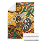 Darts Australia NAIDOC Week 2026 Personalised Blanket 50 Years Deadly Eucalyptus Indigenous Art
