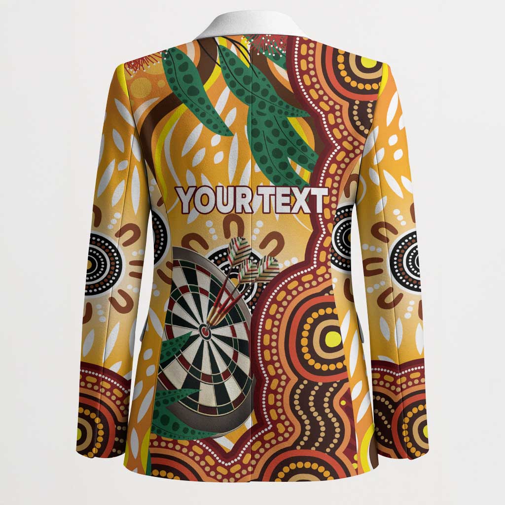 Darts Australia NAIDOC Week 2026 Personalised Blazer 50 Years Deadly Eucalyptus Indigenous Art
