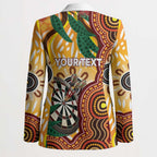 Darts Australia NAIDOC Week 2026 Personalised Blazer 50 Years Deadly Eucalyptus Indigenous Art