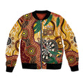 Darts Australia NAIDOC Week 2026 Personalised Bomber Jacket 50 Years Deadly Eucalyptus Indigenous Art
