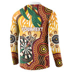 Darts Australia NAIDOC Week 2026 Personalised Button Sweatshirt 50 Years Deadly Eucalyptus Indigenous Art