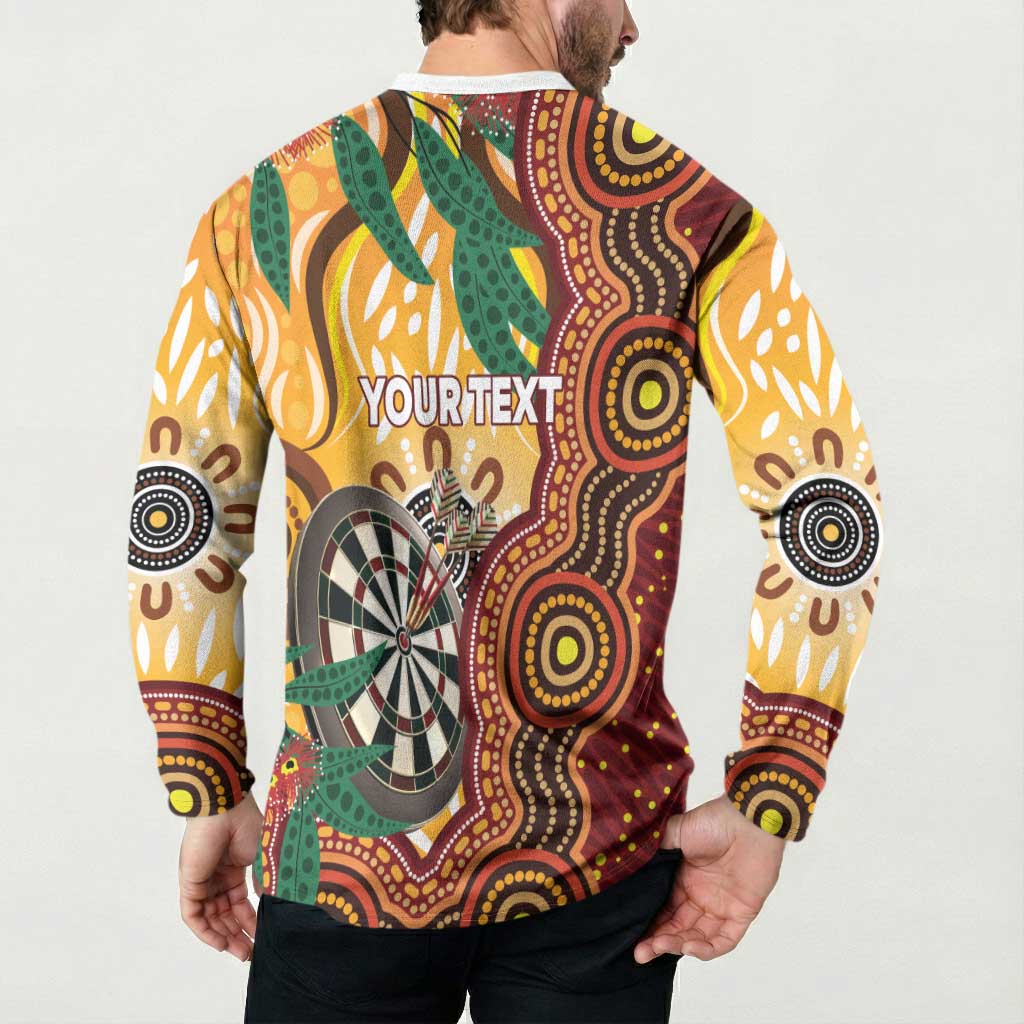 Darts Australia NAIDOC Week 2026 Personalised Button Sweatshirt 50 Years Deadly Eucalyptus Indigenous Art