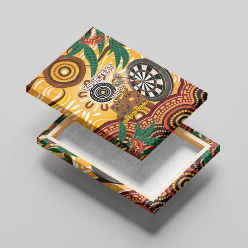 Darts Australia NAIDOC Week 2026 Personalised Canvas Wall Art 50 Years Deadly Eucalyptus Indigenous Art