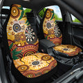Darts Australia NAIDOC Week 2026 Personalised Car Seat Cover 50 Years Deadly Eucalyptus Indigenous Art