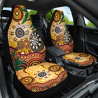 Darts Australia NAIDOC Week 2026 Personalised Car Seat Cover 50 Years Deadly Eucalyptus Indigenous Art