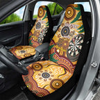 Darts Australia NAIDOC Week 2026 Personalised Car Seat Cover 50 Years Deadly Eucalyptus Indigenous Art