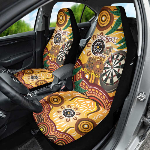 Darts Australia NAIDOC Week 2026 Personalised Car Seat Cover 50 Years Deadly Eucalyptus Indigenous Art