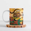 Darts Australia NAIDOC Week 2026 Personalised Ceramic Mug 50 Years Deadly Eucalyptus Indigenous Art