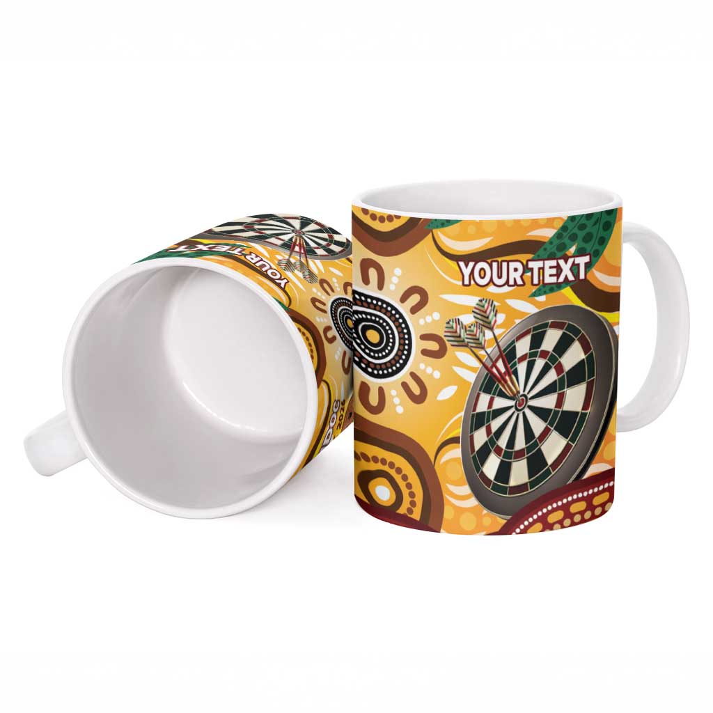 Darts Australia NAIDOC Week 2026 Personalised Ceramic Mug 50 Years Deadly Eucalyptus Indigenous Art