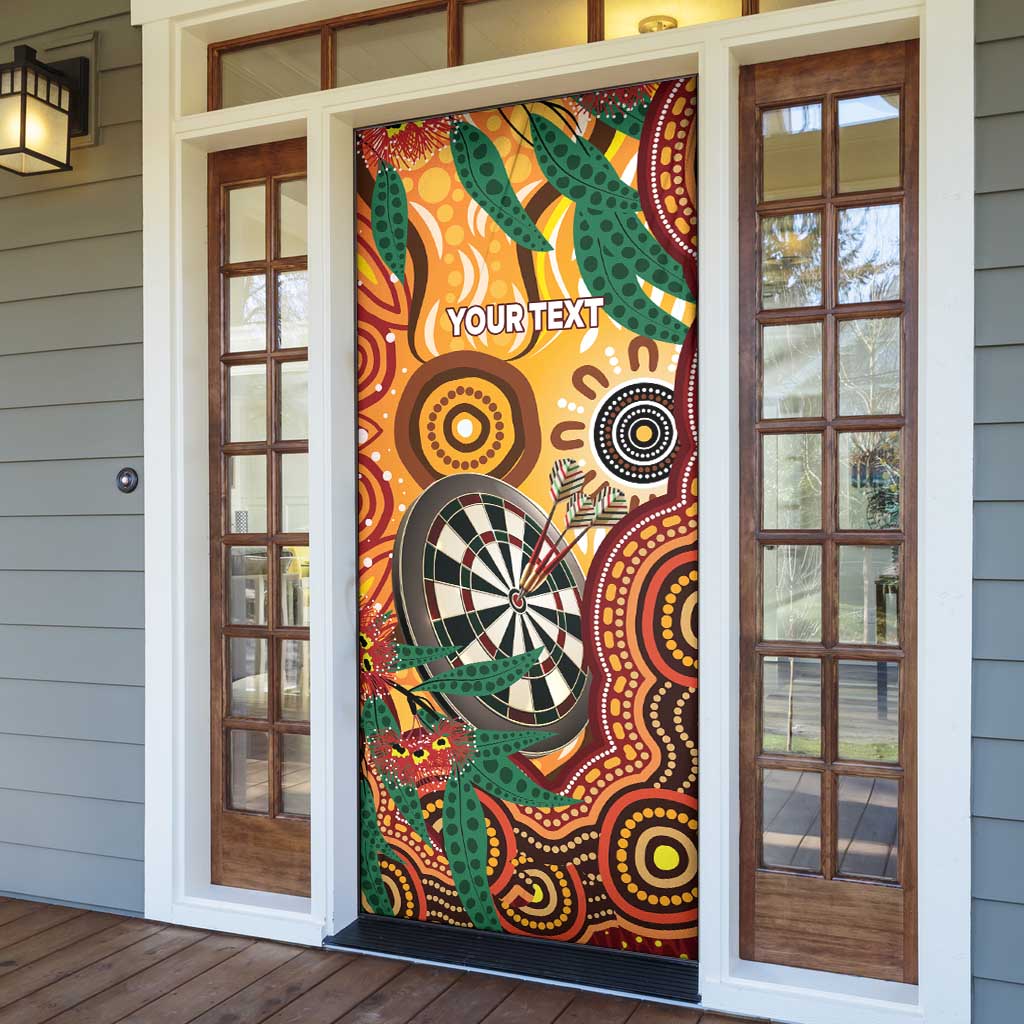 Darts Australia NAIDOC Week 2026 Personalised Door Cover 50 Years Deadly Eucalyptus Indigenous Art