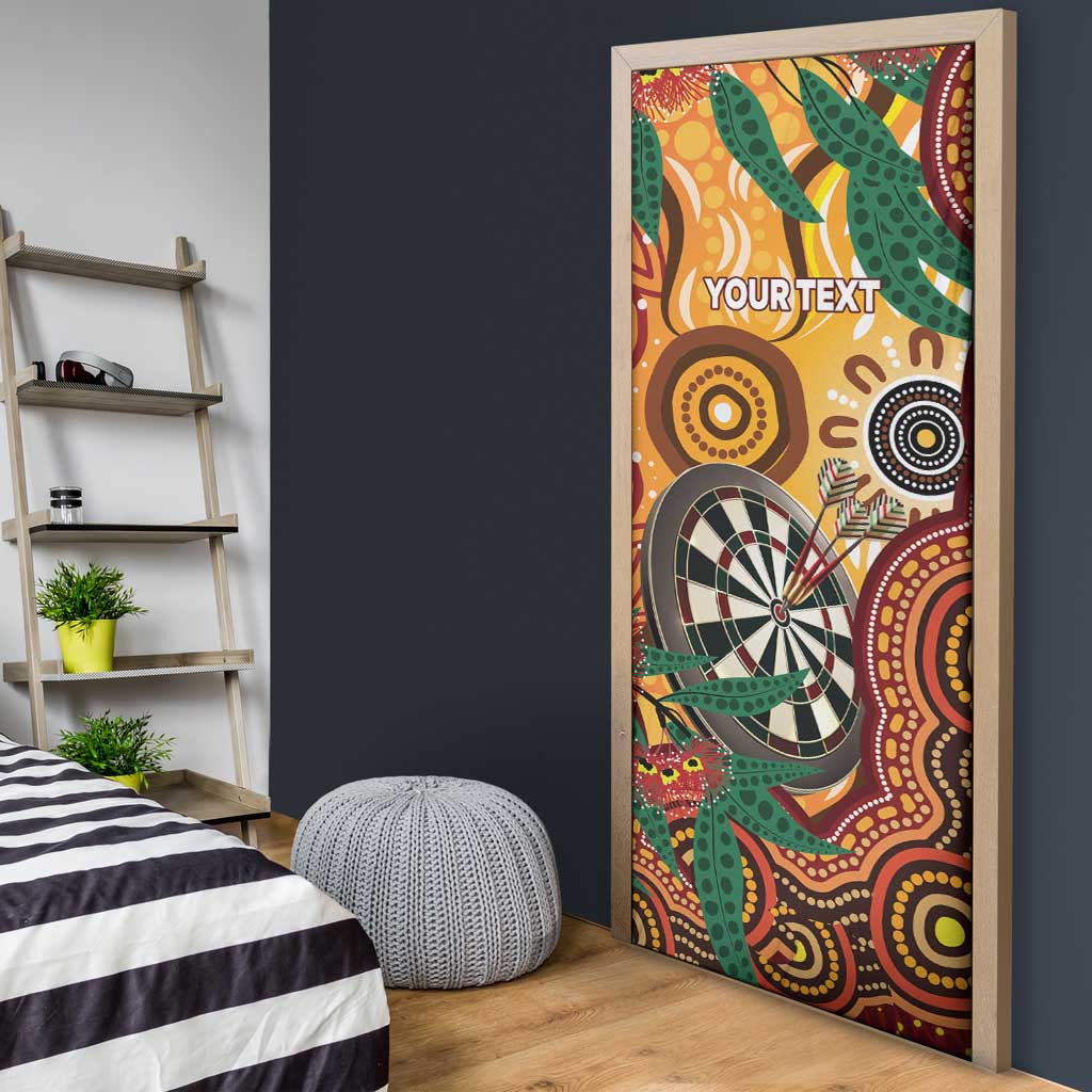 Darts Australia NAIDOC Week 2026 Personalised Door Cover 50 Years Deadly Eucalyptus Indigenous Art