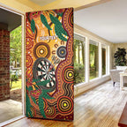 Darts Australia NAIDOC Week 2026 Personalised Door Cover 50 Years Deadly Eucalyptus Indigenous Art