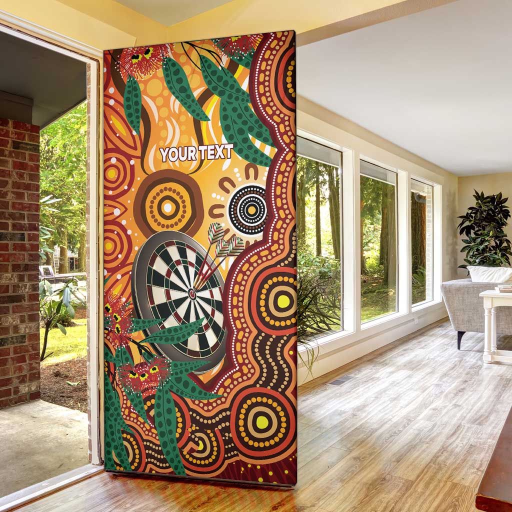 Darts Australia NAIDOC Week 2026 Personalised Door Cover 50 Years Deadly Eucalyptus Indigenous Art