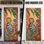 Darts Australia NAIDOC Week 2026 Personalised Door Cover 50 Years Deadly Eucalyptus Indigenous Art