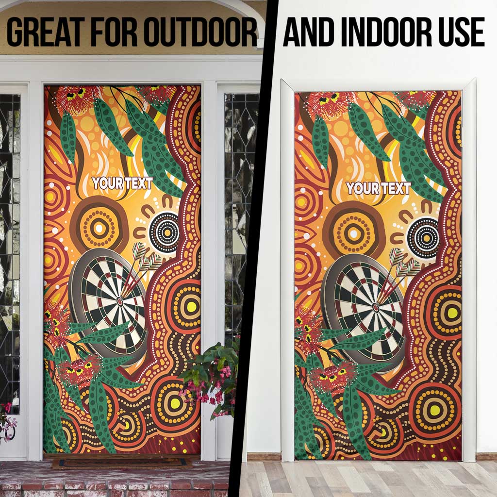 Darts Australia NAIDOC Week 2026 Personalised Door Cover 50 Years Deadly Eucalyptus Indigenous Art