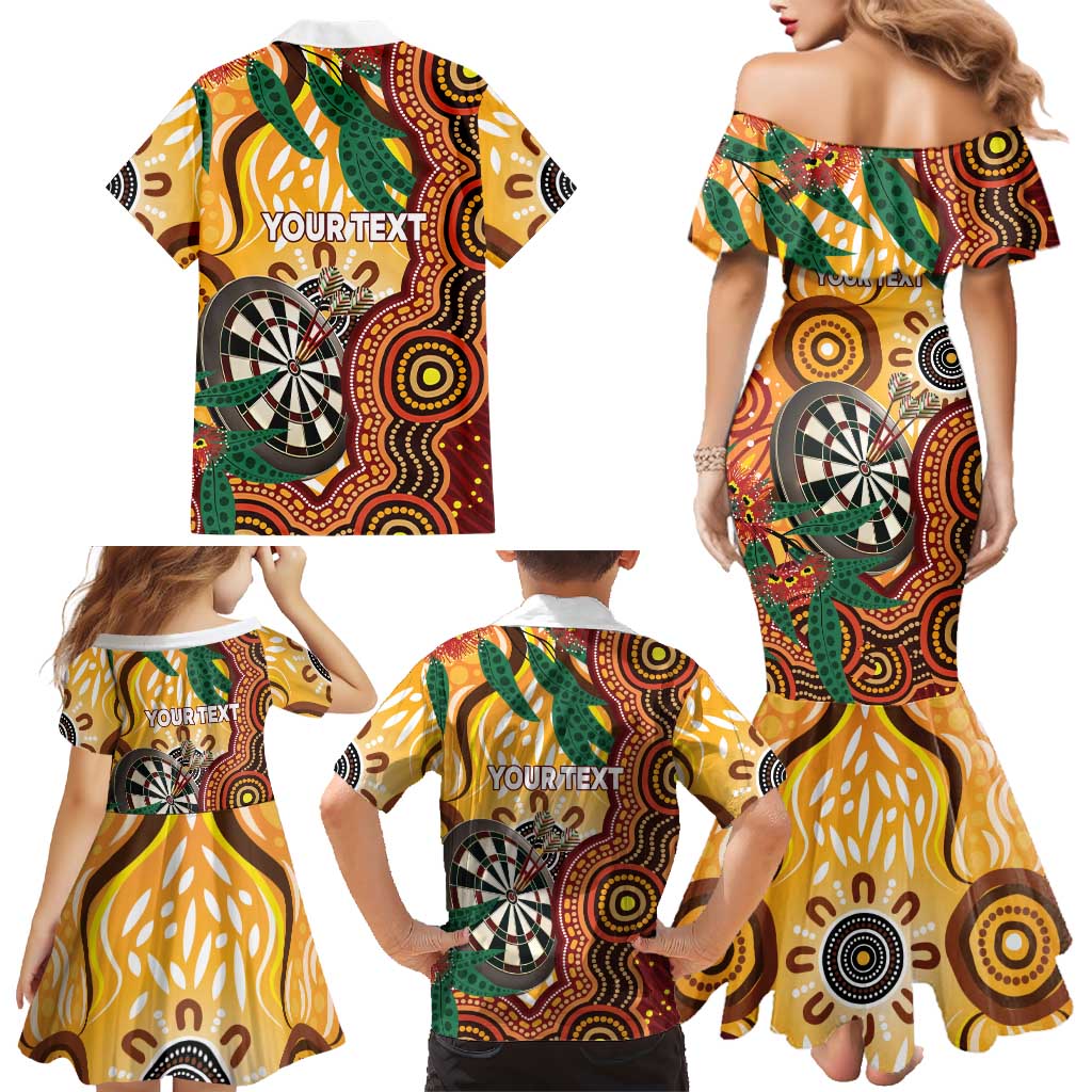 Darts Australia NAIDOC Week 2026 Personalised Family Matching Mermaid Dress and Hawaiian Shirt 50 Years Deadly Eucalyptus Indigenous Art