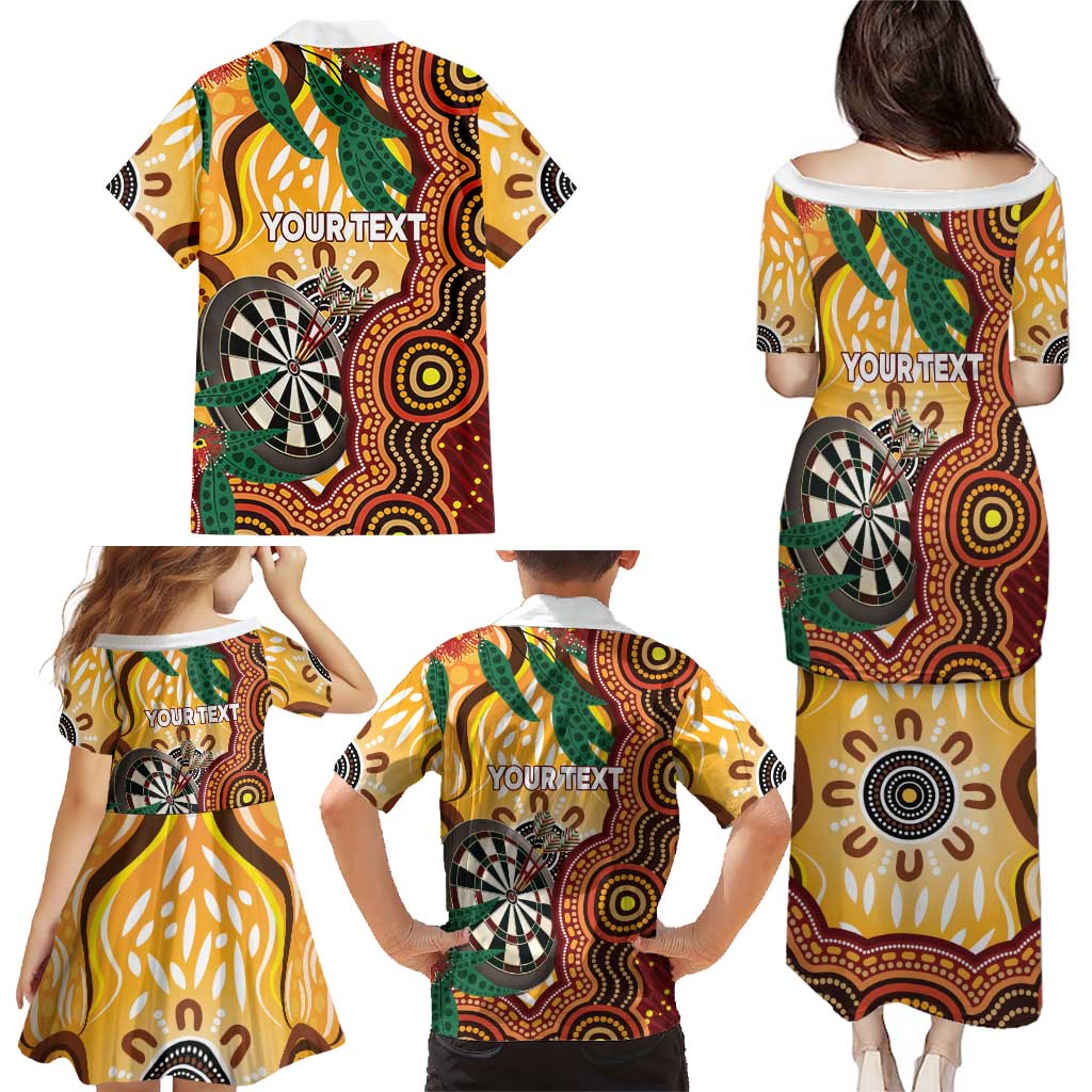 Darts Australia NAIDOC Week 2026 Personalised Family Matching Puletasi and Hawaiian Shirt 50 Years Deadly Eucalyptus Indigenous Art