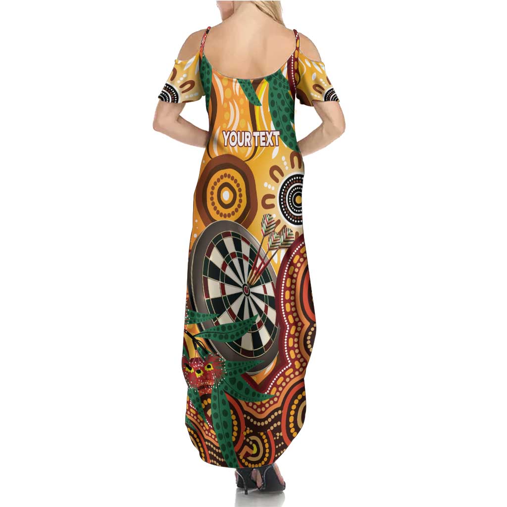 Darts Australia NAIDOC Week 2026 Personalised Family Matching Summer Maxi Dress and Hawaiian Shirt 50 Years Deadly Eucalyptus Indigenous Art