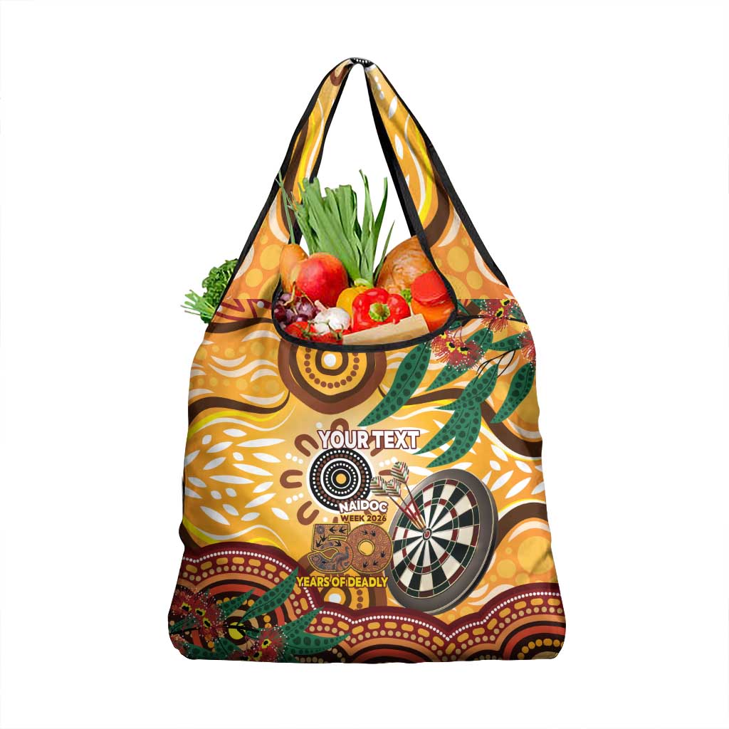 Darts Australia NAIDOC Week 2026 Personalised Grocery Bag 50 Years Deadly Eucalyptus Indigenous Art