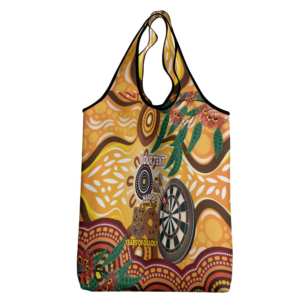 Darts Australia NAIDOC Week 2026 Personalised Grocery Bag 50 Years Deadly Eucalyptus Indigenous Art