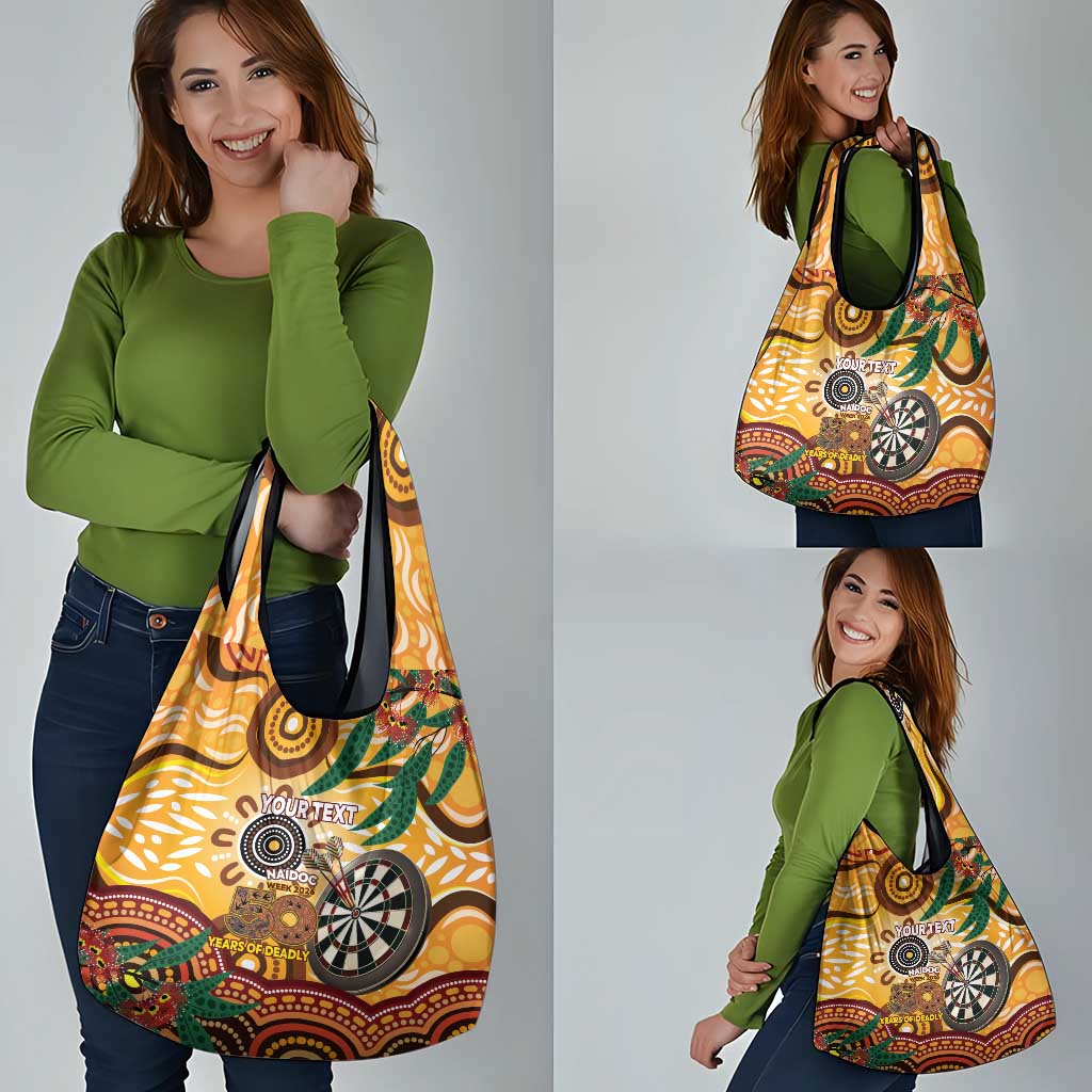 Darts Australia NAIDOC Week 2026 Personalised Grocery Bag 50 Years Deadly Eucalyptus Indigenous Art