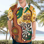 Darts Australia NAIDOC Week 2026 Personalised Hawaiian Shirt 50 Years Deadly Eucalyptus Indigenous Art