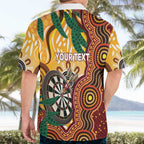 Darts Australia NAIDOC Week 2026 Personalised Hawaiian Shirt 50 Years Deadly Eucalyptus Indigenous Art