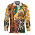 Darts Australia NAIDOC Week 2026 Personalised Hockey Jersey 50 Years Deadly Eucalyptus Indigenous Art