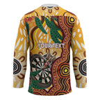 Darts Australia NAIDOC Week 2026 Personalised Hockey Jersey 50 Years Deadly Eucalyptus Indigenous Art
