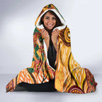 Darts Australia NAIDOC Week 2026 Personalised Hooded Blanket 50 Years Deadly Eucalyptus Indigenous Art