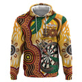 Darts Australia NAIDOC Week 2026 Personalised Hoodie 50 Years Deadly Eucalyptus Indigenous Art